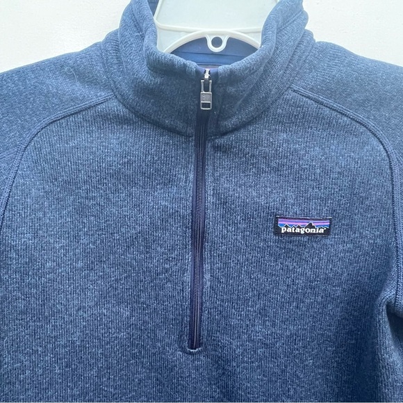 Patagonia better sweater blue quarter zip women’s medium m - Picture 4 of 4